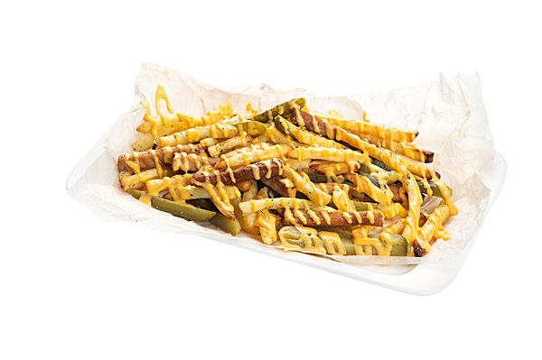 Фри запеченный со свининой