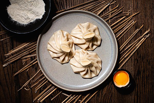 Хинкали мтиулури с бараниной без зелени