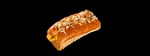 Бриошь Хот-дог марсельский три сыра