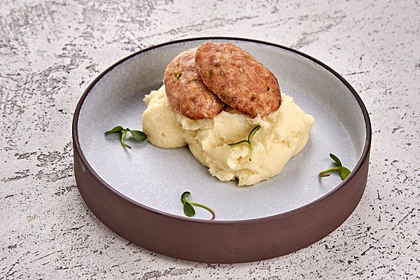 Пюре с котлетками