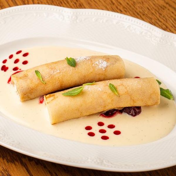 Блинчики с рикоттой и ванилью