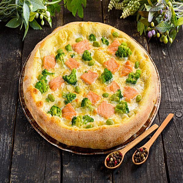 Пицца Нежный лосось