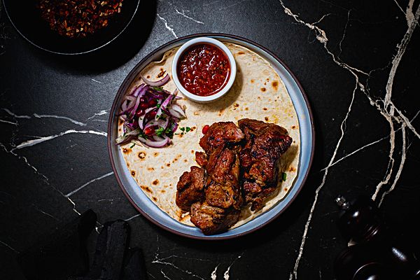 Шашлык из свиной шеи