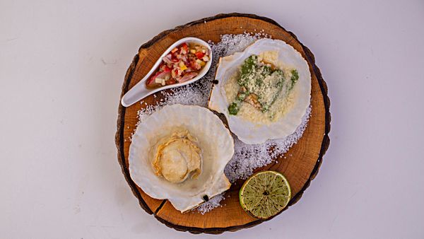 Гребешки на створке