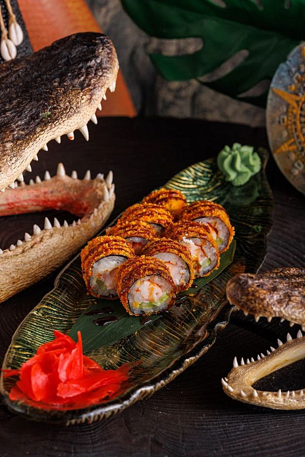 Ролл темпура креветка