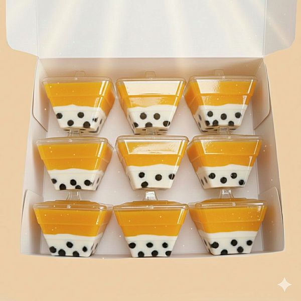 9 порций сладости аниме Пудинг-желе 