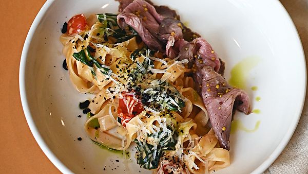 Паста с Ростбифом