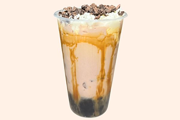 Шоколадный Бабл Ти с карамелью