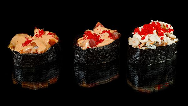 Набор гунканов (сяке, эби, магуро)