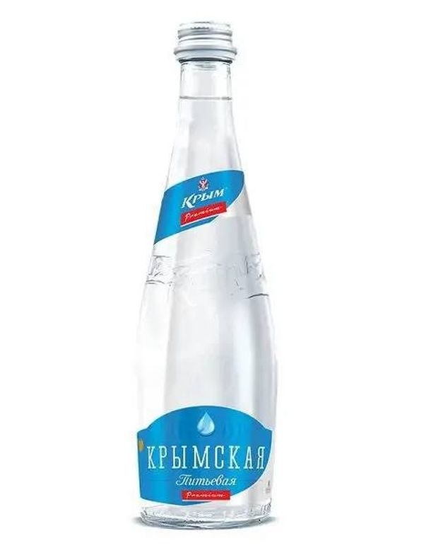 Вода без газа Крым стекло