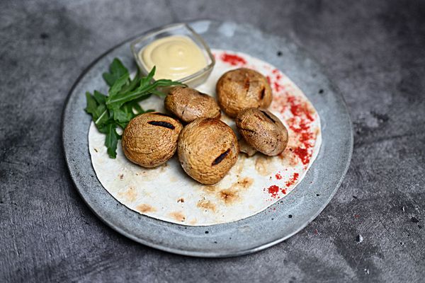 Шампиньоны на огне