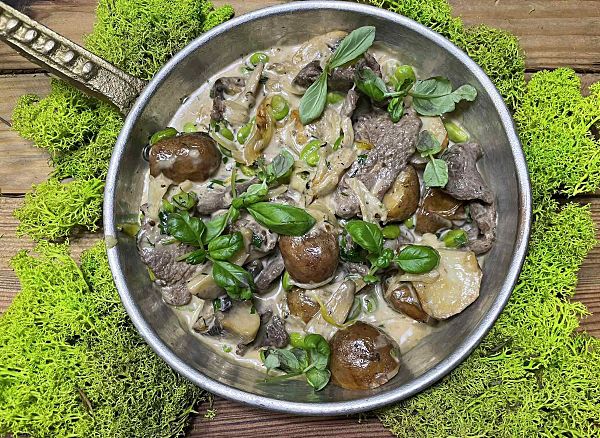 Жареха с телятиной