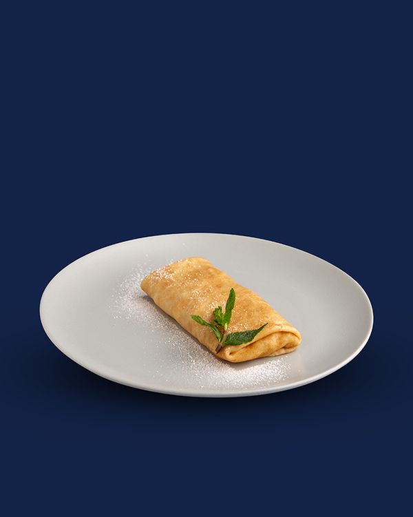 Блинчики с нутеллой и бананом