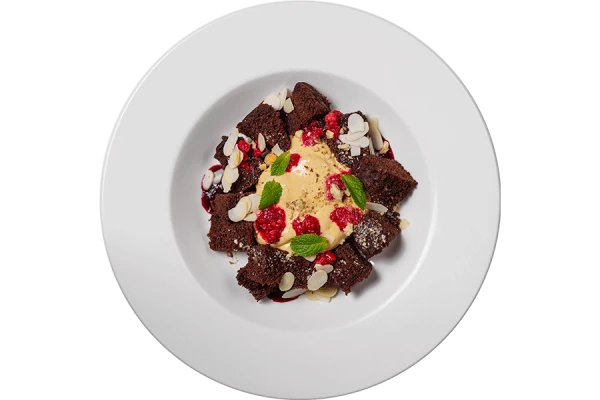 Сметанник с шоколадным бисквитом