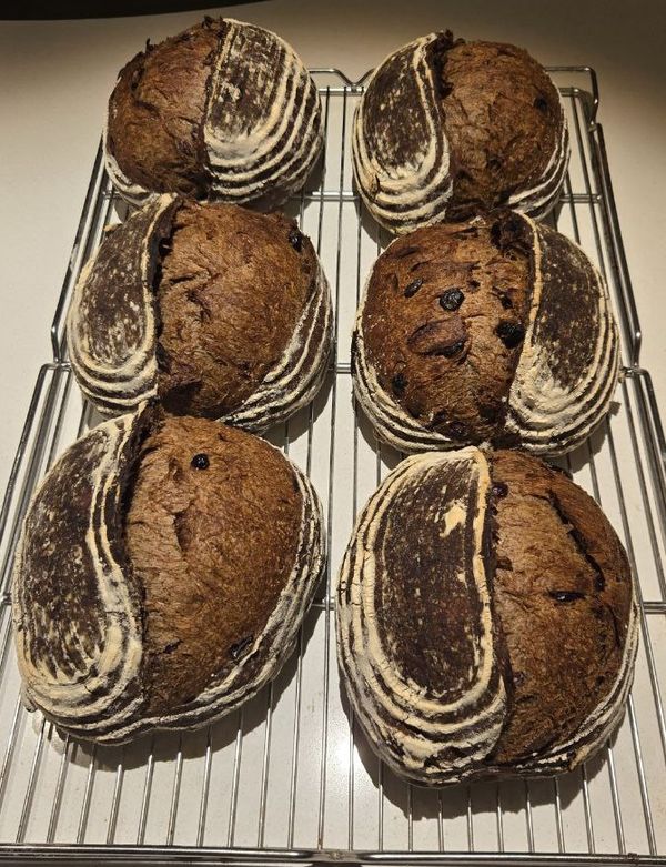 Клюквенный хлеб