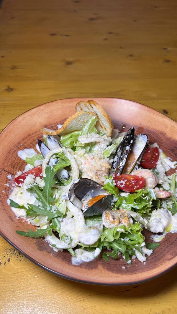 Теплый салат