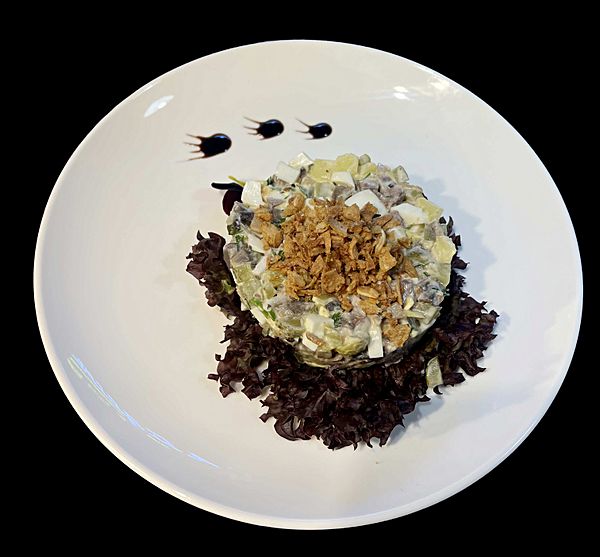 Салат с языком