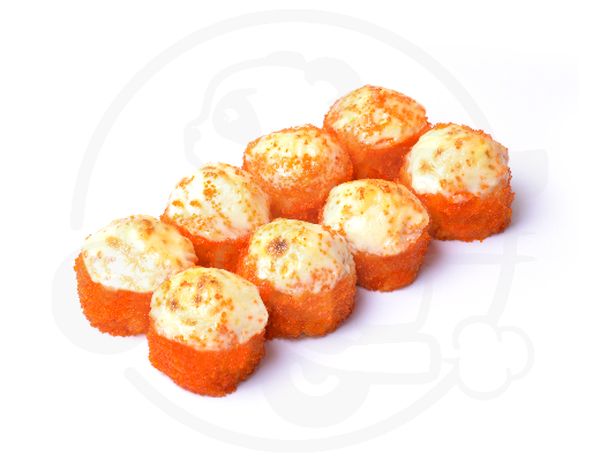 Запеченный ролл с креветкой