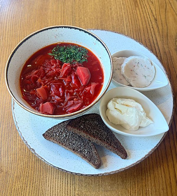 Борщ с говядиной