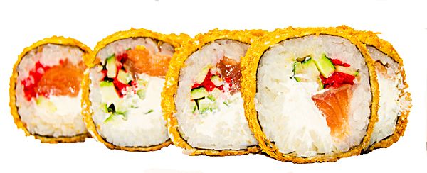 Хот-ролл с лососем