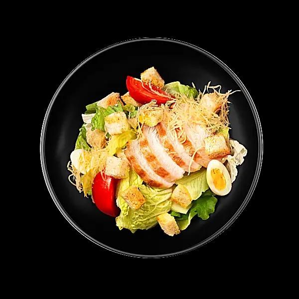 Салат Цезарь с цыпленком