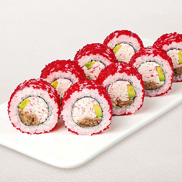 Калифорния с лососем терияки