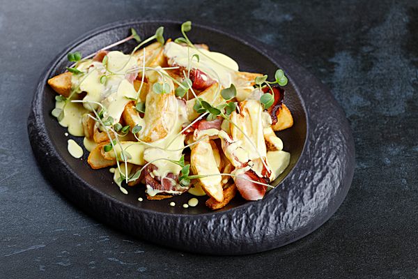 Картофель с беконом