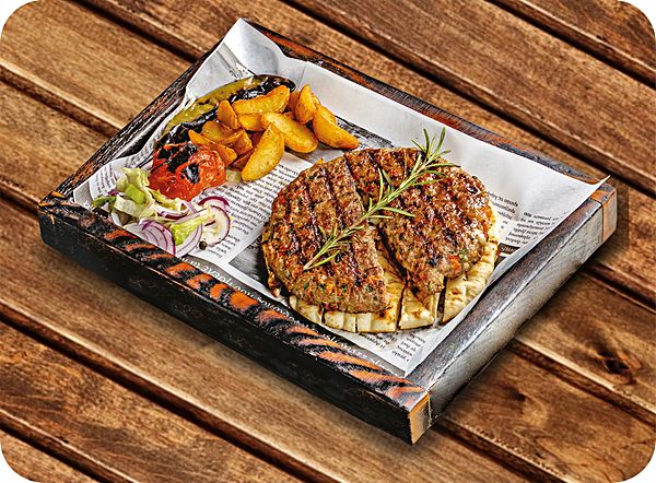 Бифштекс гигас из говядины с сыром внутри