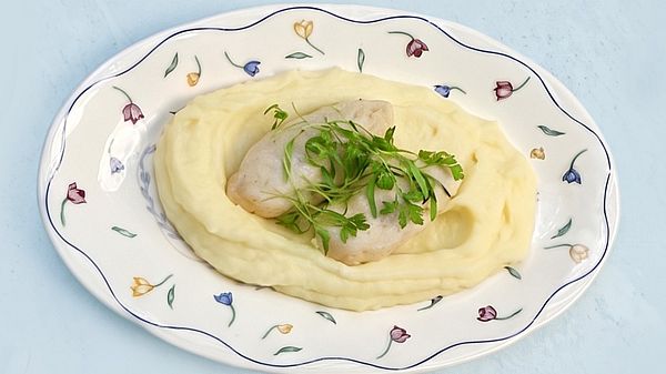 Пюре с паровыми котлетами