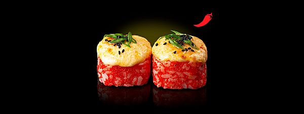 Ролл запеченный с лососем