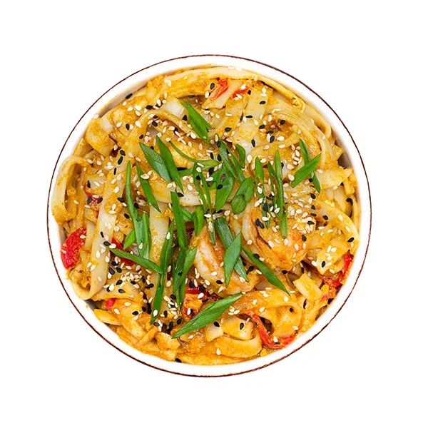 Удон по-тайски скрамбл