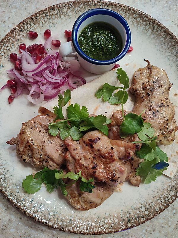 Шашлык из фермерской курицы