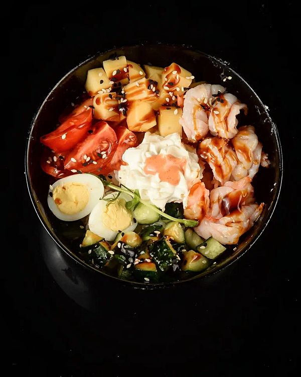 Поке Боул с креветкой