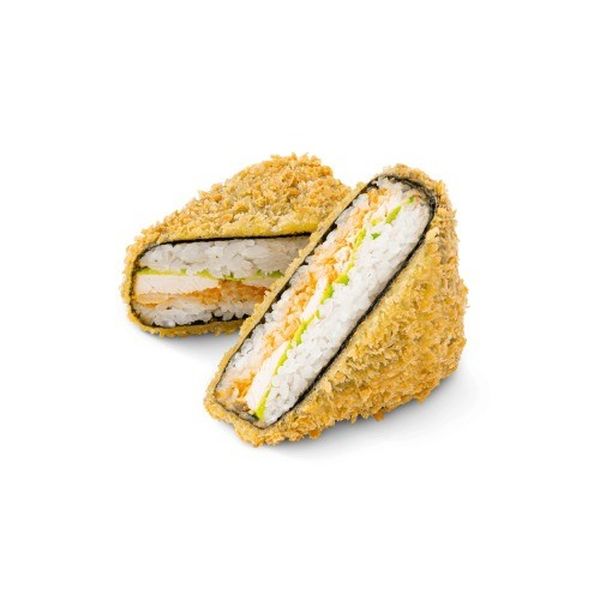 Жаренные Онигири с Креветкой