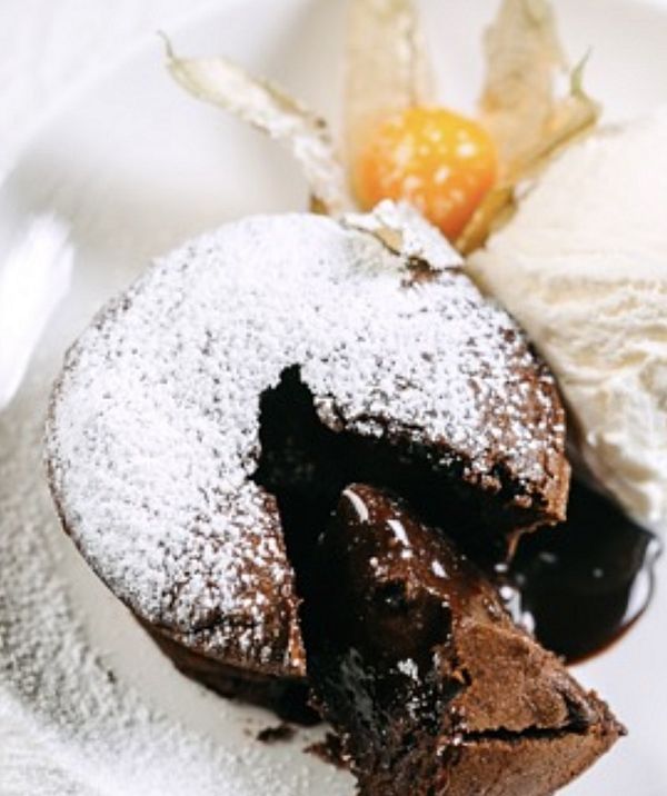 Шоколадный фондан