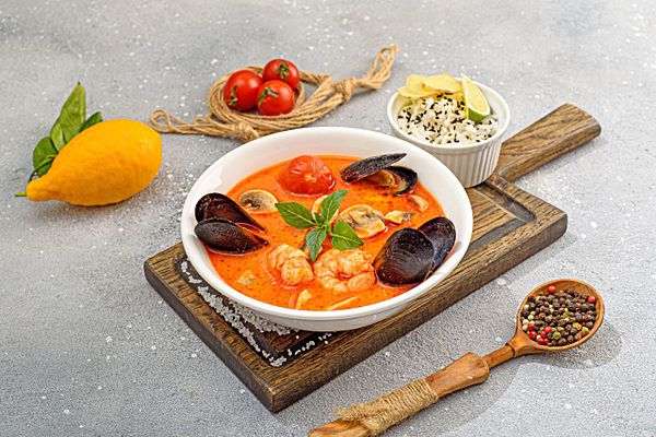 Том-Ям с морепродуктами