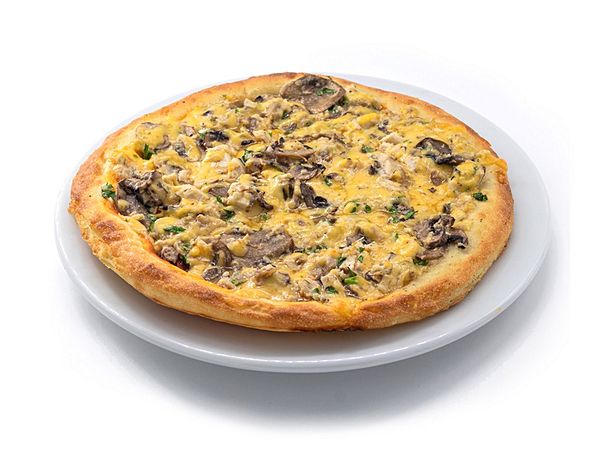 С курицей и грибами