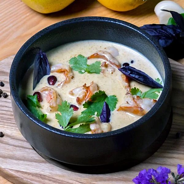 Чкмерули с креветками