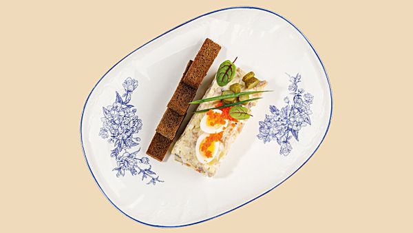 Форшмак с зеленым яблоком