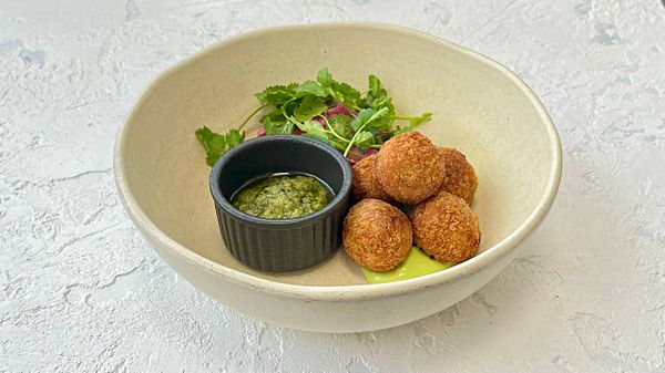 Крокеты из баранины с айоли