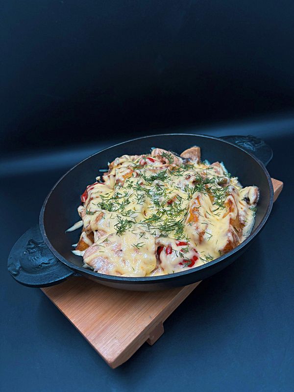 Куриная сковородка