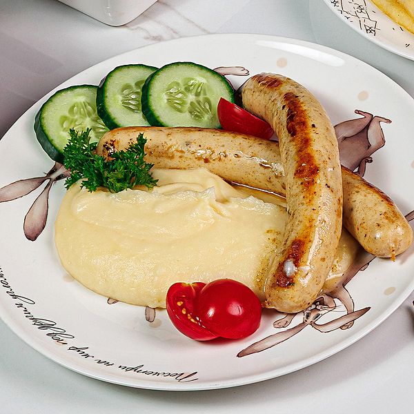 Сосиски с пюре