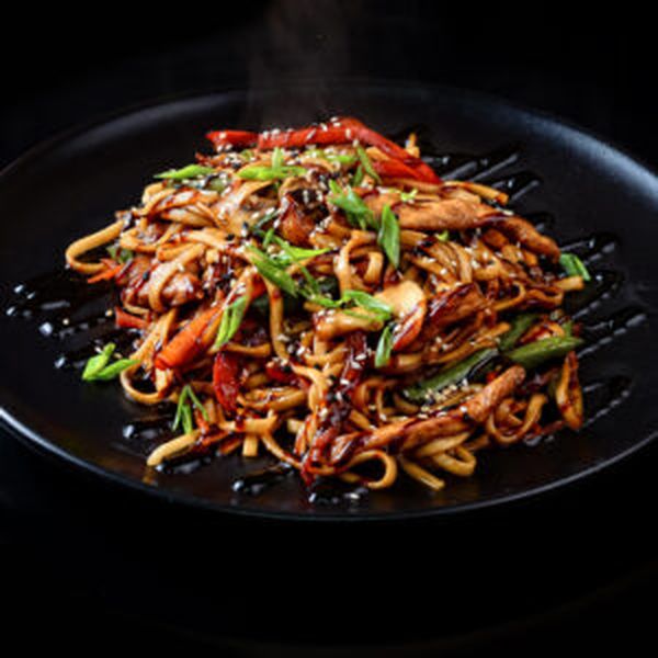 Удон с курицей