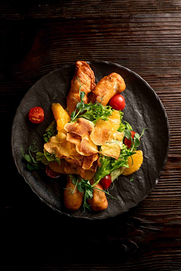 Теплый салат 