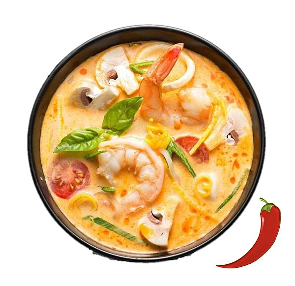 Том Ям с лососем