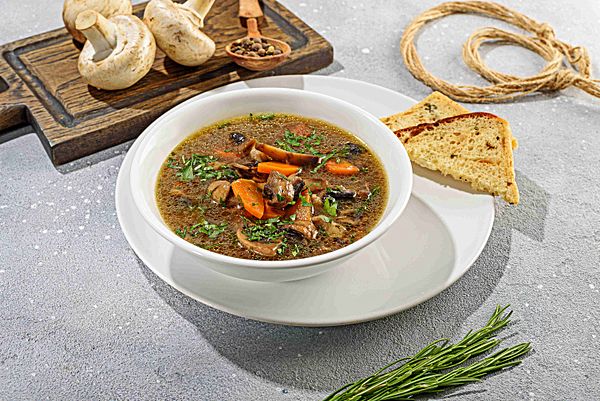 Похлебка с белыми грибами