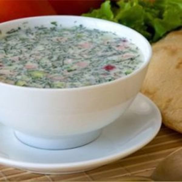 Окрошка с мясом