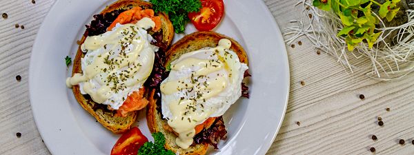 Скрэмбл с лососем