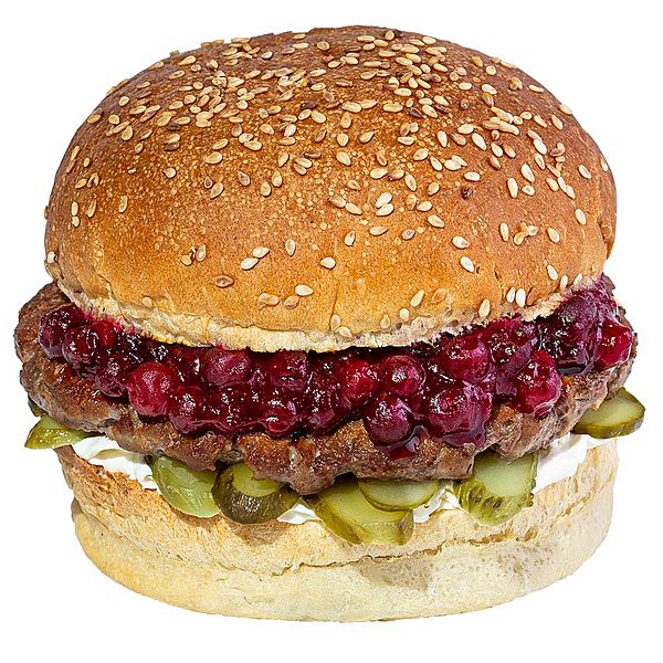 Бургер Брусничный
