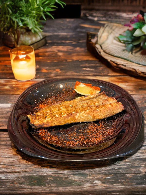 Горбуша на углях